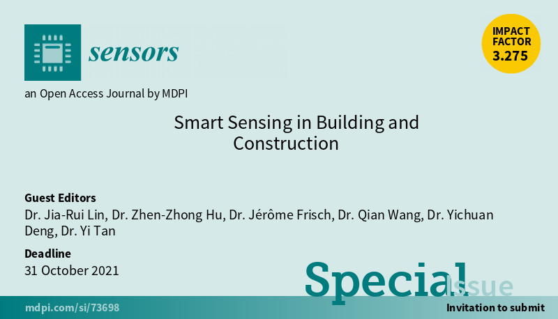 Call for Papers: 3D Computer Vision and Smart Building and City - Jia-Rui  Lin's Page